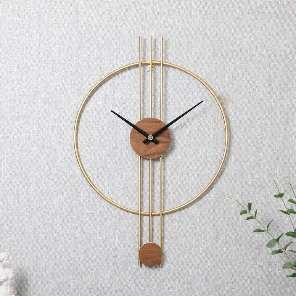 ZORIELLE Skyline Wanduhr Metallrahmen Minimalistisches Design Wohnaccessoire – Bild 2